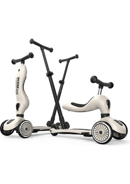 Scoot And Ride Push And Go Ebeveyn Kontrollü Çocuk Scooter Ash 240527-00067