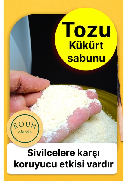 Kükürt Tozu Sabunu Doğal Bir Sabundur 130 G