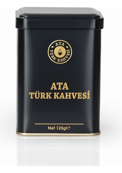 Ata Türk Kahvesi 125gr. Metal Kutu Türk Kahvesi