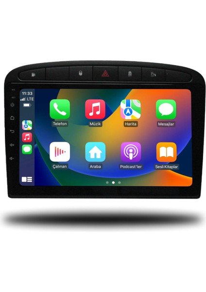 Peugeot 308 Android Carplay Multimedya 2007-2013 4gb Ram + 64GB Hafıza + 8 Çekirdek fiyatları