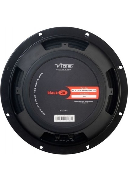 Tempovendo Vibe - BLACKAIRPRO8M-V0 (20CM Mıdrange) fiyatları