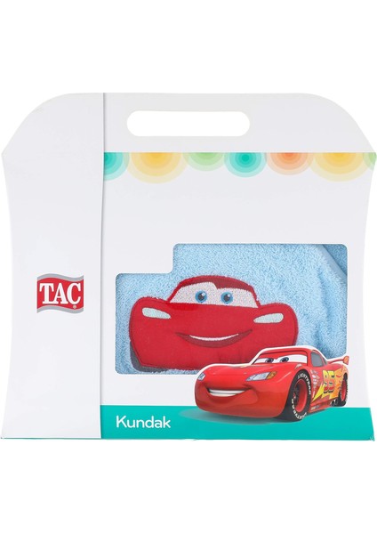 Mg Store Cars Lisanslı Karakter Baskılı  Pamuk Bebek Kundak, Mavi, 75 x 75  cm