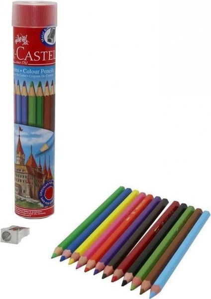 Faber-Castell Metal Tüpte Boya Kalemi, 12 Renk