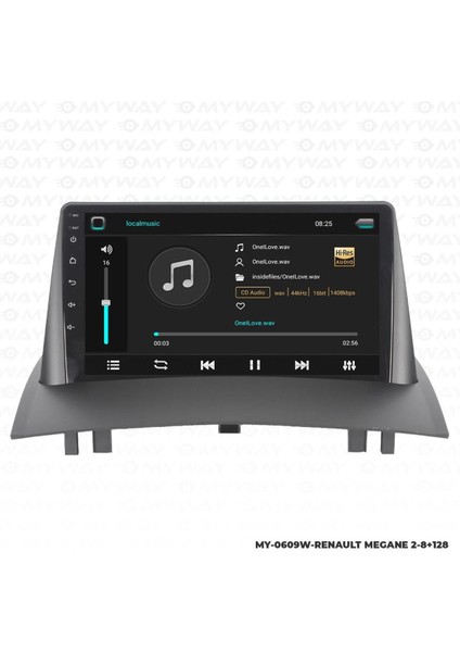 Renault Megane 2 Android 12 Multimedya Carplay 4gb RAM+64GB HDD Navigasyon Ekran fiyatları