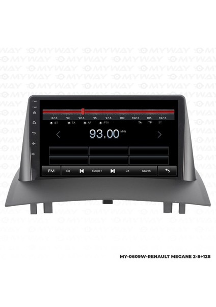 Renault Megane 2 Android 12 Multimedya Carplay 4gb RAM+64GB HDD Navigasyon Ekran fırsatları