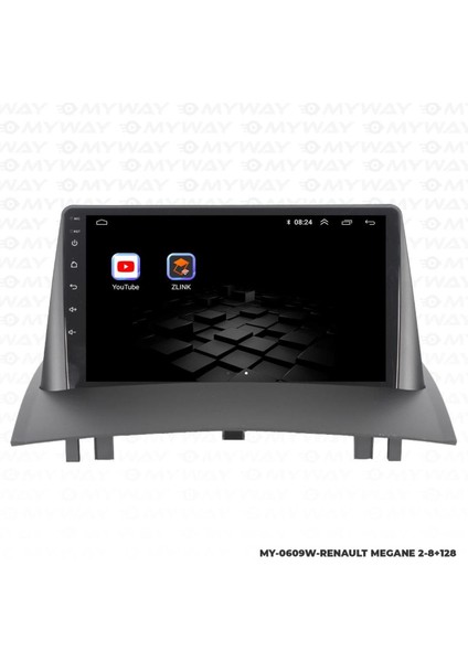 Renault Megane 2 Android 12 Multimedya Carplay 4gb RAM+64GB HDD Navigasyon Ekran indirimleri