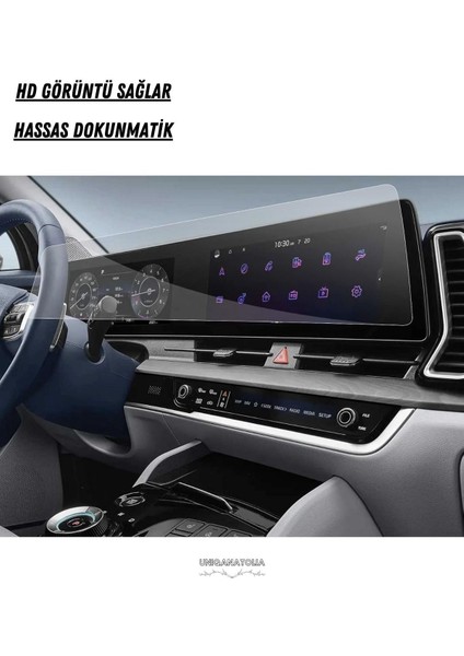Kia Yeni Sportage 2023 2024 Hayalet Ekran ve Navigasyon Uyumlu Nano Ekran Koruyucu modelleri