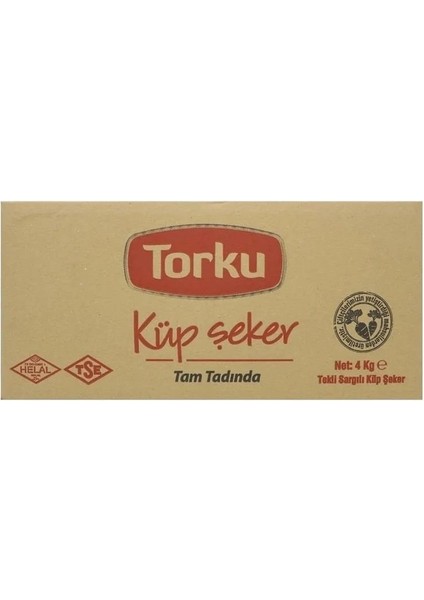 Torku Tek Sargılı Küp Şeker 4000 gr