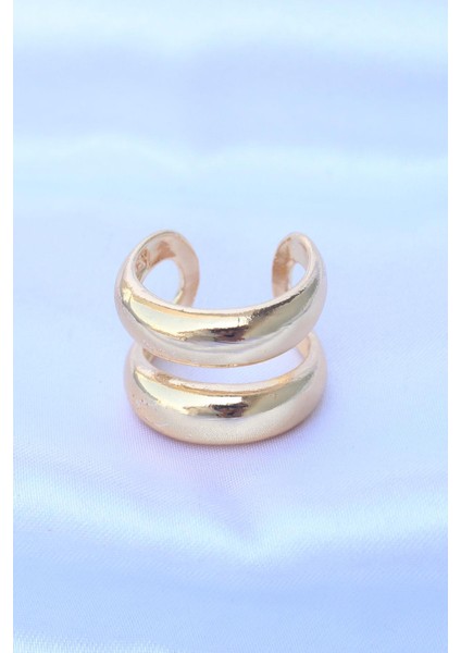 Pirinç Gold Renk Ayarlanabilir Şerit Yüzük fiyatları