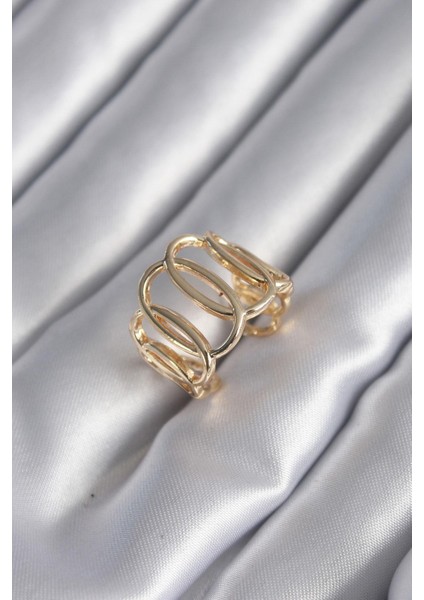 Gold Renk Ayarlanabilir Samanyolu Kadın Yüzük