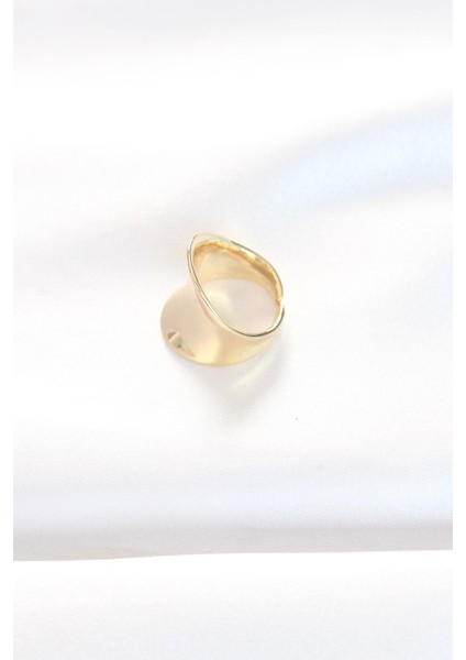 Gold Renk Ayarlanabilir Kavisli Ayna Yüzük modelleri