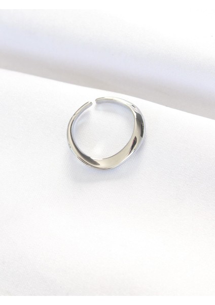 Yassı Silver Renk Ayarlanabilir Yüzük fiyatları