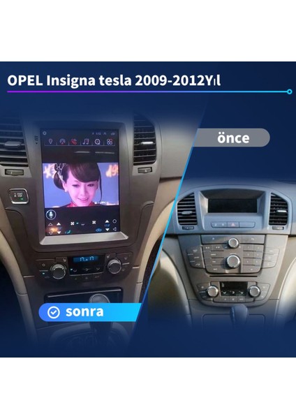 Opel 2009-2013 Insignia Tesla 2gb Ram 32GB Rom Hafıza Multimedya Kablosuz Carplay Navigasyon fiyatları