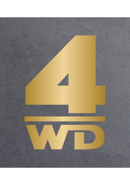 4WD 4x4 Offroad Sticker Araba Oto Karavan Etiket 02173