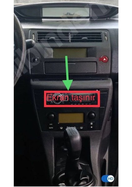 Citroen C4 Ekran Yol Bilgisayarı Çerçevesi Ekran Taşıma 2004-2010 Teyp Çerçevesi indirimleri