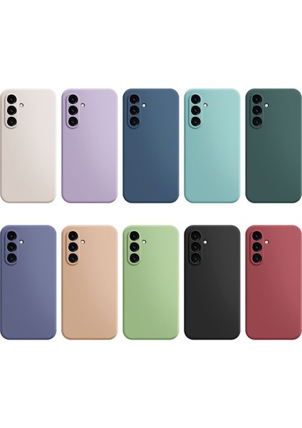 Apple iPhone 15 Plus Uyumlu Silikon Kılıf - Pastel Renk Tonu Esnek Tam Koruma Kapak - Siyah