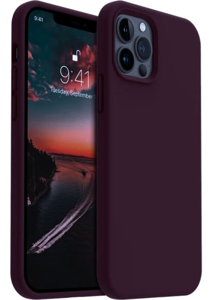 Apple iPhone 11 Pro Uyumlu Silikon Kılıf - Pastel Renk Tonu Esnek Tam Koruma Kapak - Mor