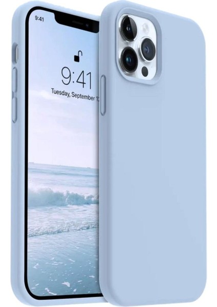 Apple iPhone 11 Pro Uyumlu Silikon Kılıf - Pastel Renk Tonu Esnek Tam Koruma Kapak - Mavi