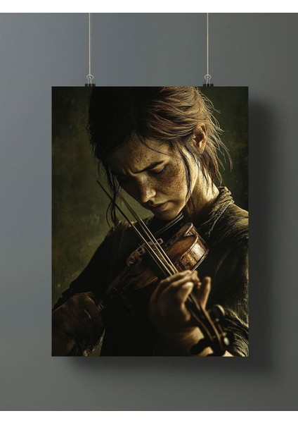 The Last Of Us Oyun Illüstrasyon Posteri - Çerçevesiz Parlak Fotoğraf Kağıdı