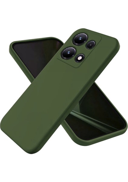 Infinix Note 30 Pro Uyumlu Silikon Kılıf - Kamera Korumalı Esnek Pastel Renk Kapak - Yeşil