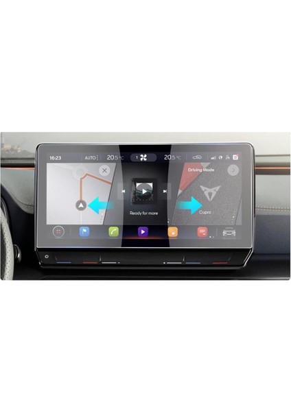 Cupra Formentor 12 Inç Multimedya Ekran Koruyucu Şeffaf modelleri