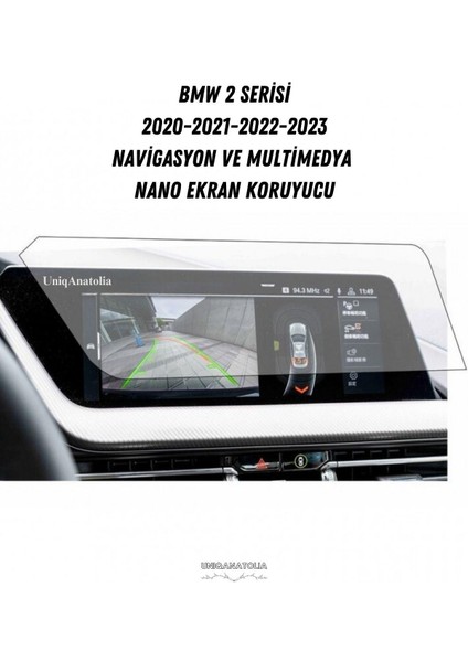 Bmw 2 Serisi 2020 2021 2022 2023 Uyumlu Multimedya ve Navigasyon Uyumlu Nano Ekran Koruyucu