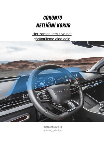 Chery Omoda 5 Dijital Gösterge ve Bilgi Ekranı Uyumlu Nano Ekran Koruyucu fırsatları