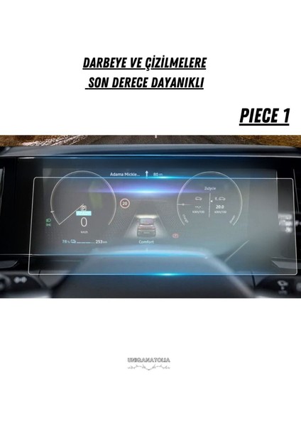 Renault Megane E-Tech 2022 2023 Multimedya ve Gösterge Panel Uyumlu Nano Ekran Koruyucu fiyatları