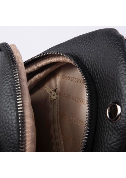 Kadın Bel ve Body Bag Siyah Gümüş indirimleri