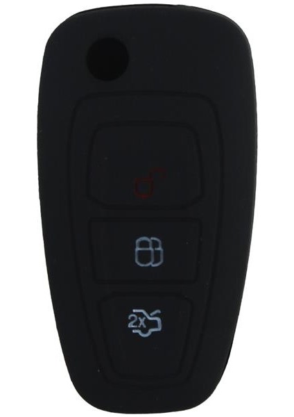 Kontak Anahtar Kumanda Koruyucu Kılıf Silikon (Siyah) Transıt-Mondeo-Focus-Ranger-C Max-S Max Galaxy HMA040-S