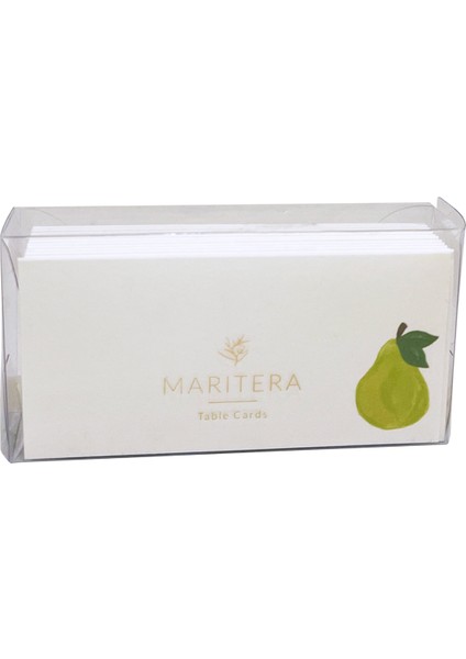 Marıtera Pears Isim Kartı 9 x 4,5 Armut