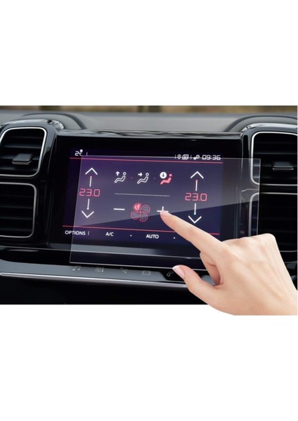 Citroen C5 Aircross Multimedya Ekran Koruyucu Film Navigasyon Ekran Koruyucu Nano