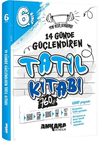 6. Sınıf 14 Günde Güçlendiren Tatil Kitabı