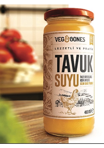 Veg&bones Tavuk Suyu 480ML