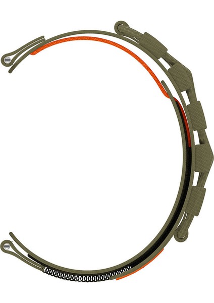 Huawei Gt2 42MM KRD-112 20MM Orbital Örgülü Halat Tasarımlı Naylon Kumaş Hasır Kordon modelleri