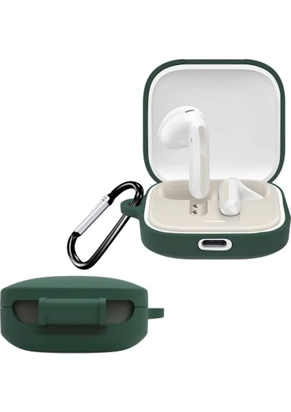 Xiaomi Redmi Buds 6 Active Uyumlu Silikon Kılıf+Kanca