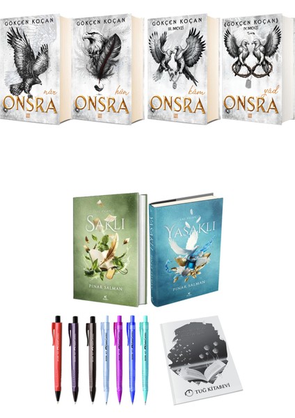 Lal Figan Saklı Yasaklı 2li Set (Ciltli) ve Onsra Nar Hun Kam Yad 4lü Set (Ciltli)