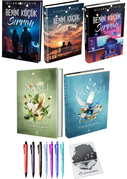 Lal Figan Saklı Yasaklı 2li Set (Ciltli) ve Benim Küçük Sırrım 3lü Set (Ciltli)
