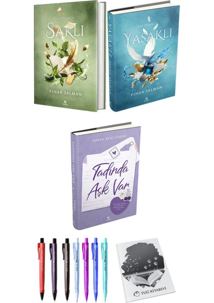 Lal Figan Saklı Yasaklı 2li Set (Ciltli) ve Tadında Aşk Var (Ciltli)