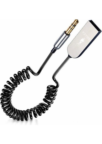 USB Wireless Bluetooth Araç Kiti Hifi Stereo Ses Alıcısı Aux 3.5mm Jack Adaptörü Bluetooth 5.0 modelleri