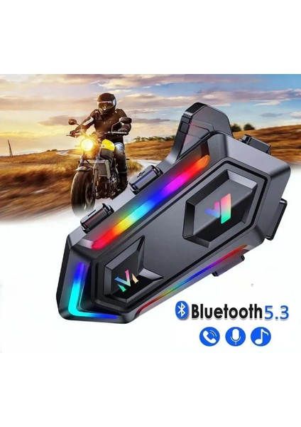 Kask Interkom Bluetooth Kask Mikrofon Kulaklık Stereo Motorsiklet Kulaklık