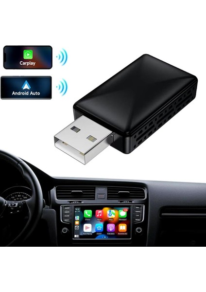 Kablosuz Android Auto/car Play USB Dongle Cihazı