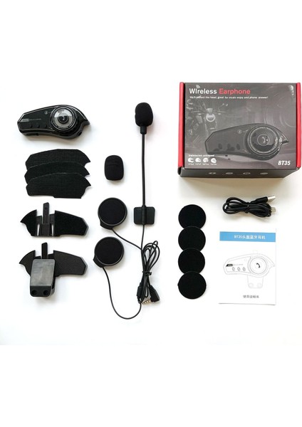 Bt-35 Intercom Bluetooth Motosiklet Kulaklık Bluetooth Renk Değiştirme Modlu fırsatları