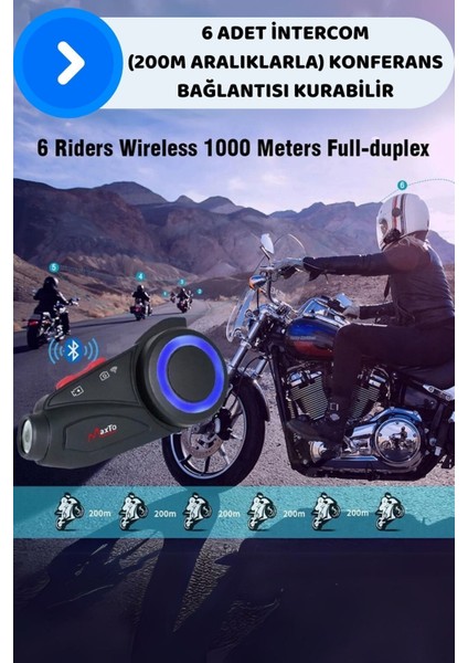 Maxto M3S Serisi 2k Hd 1440P Kameralı Intercom Motosiklet Motorcu Kulaklık Intercomu 5.0 Bluetooth modelleri