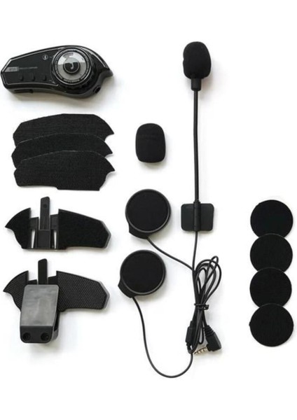 BT35 With Light Rgb Renkli Işıklı ve Yüksek Sesli Bluetooth Kask Intercom Motosiklet Interkom fiyatları