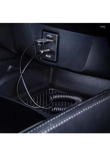 USB Wireless Bluetooth Araç Kiti Hifi Stereo Ses Alıcısı Aux 3.5mm Jack Bluetooth 5.0 HD10 fırsatları