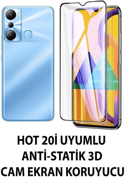 Infinix Hot 20i Uyumlu Hayalet Anti-Statik Cam Ekran Koruyucu Gizlilik Korumalı