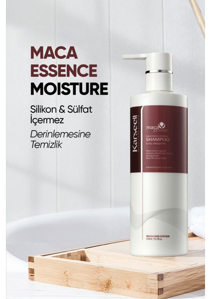 Argan Oil Shampoo Deep Repair Maca Özü Nemlendirici Şampuan 500 ml