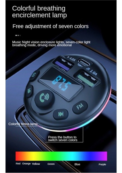 G14 Bluetoot Fm Transmitter Fm Verici 36W Pd Giriş Microsd Kart Girişi fiyatları