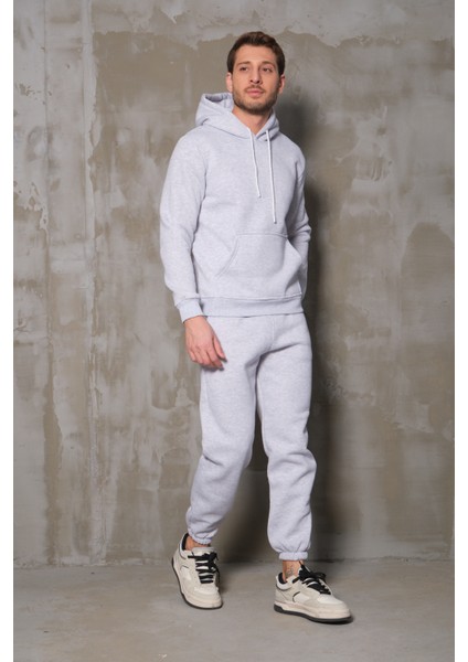 %100 Pamuk Kapüşonlu Sweatshirt ve Jogger Eşofman Takımı fiyatları